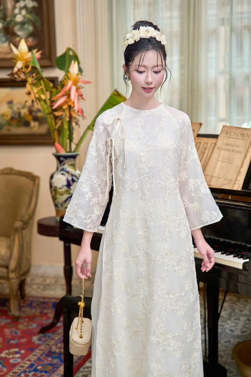 ảnh gái xinh mặc áo dài trắng nét đẹp Việt