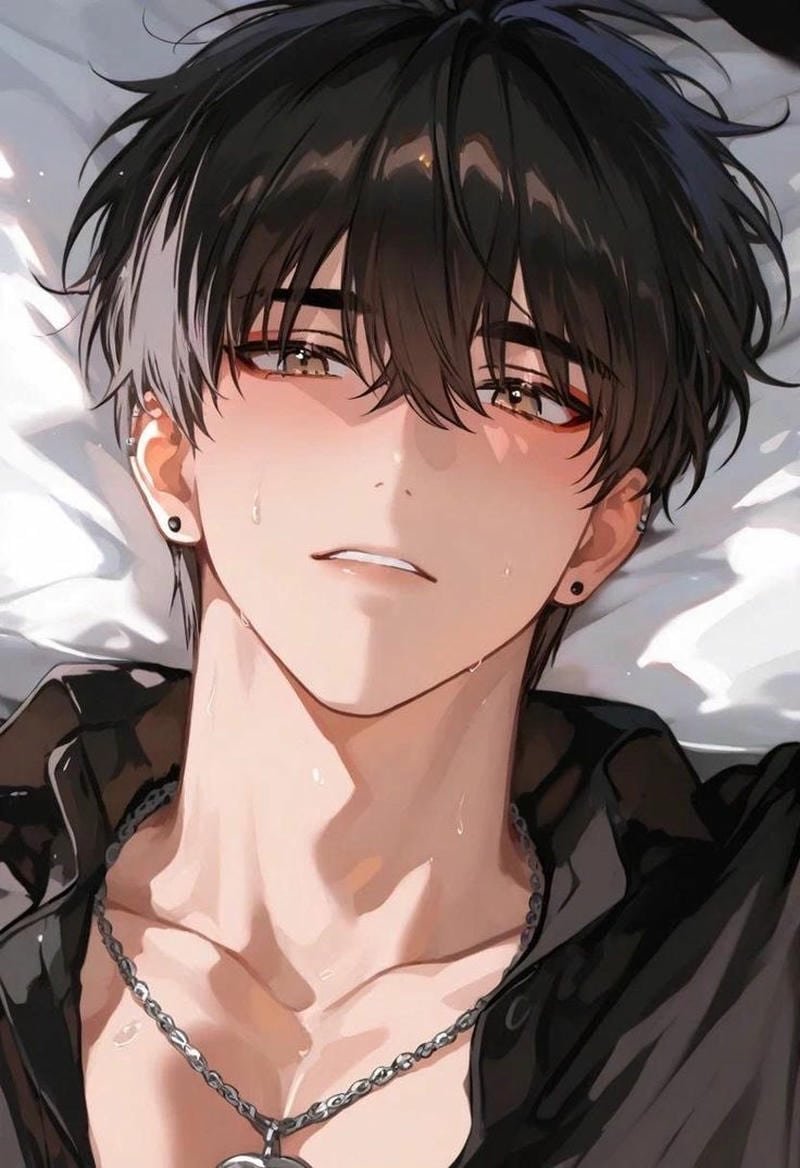 ảnh trai anime tóc đen