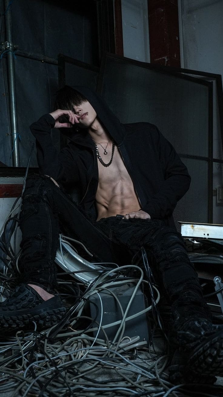 Ảnh trai đẹp che mặt lạnh