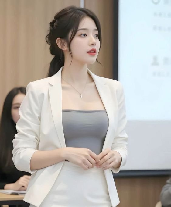 ảnh gái xinh công sở thanh lịch