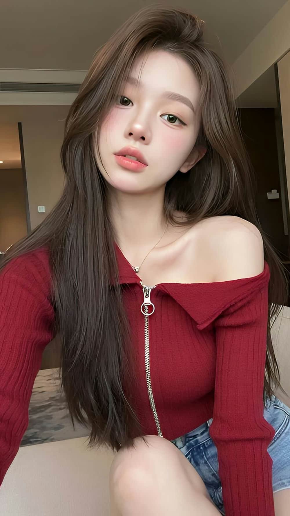 ảnh gái xinh da trắng hồng