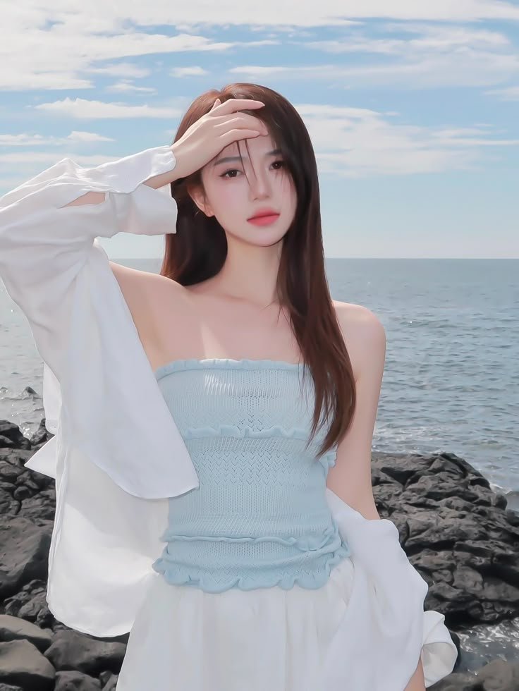 ảnh gái xinh da trắng nõn