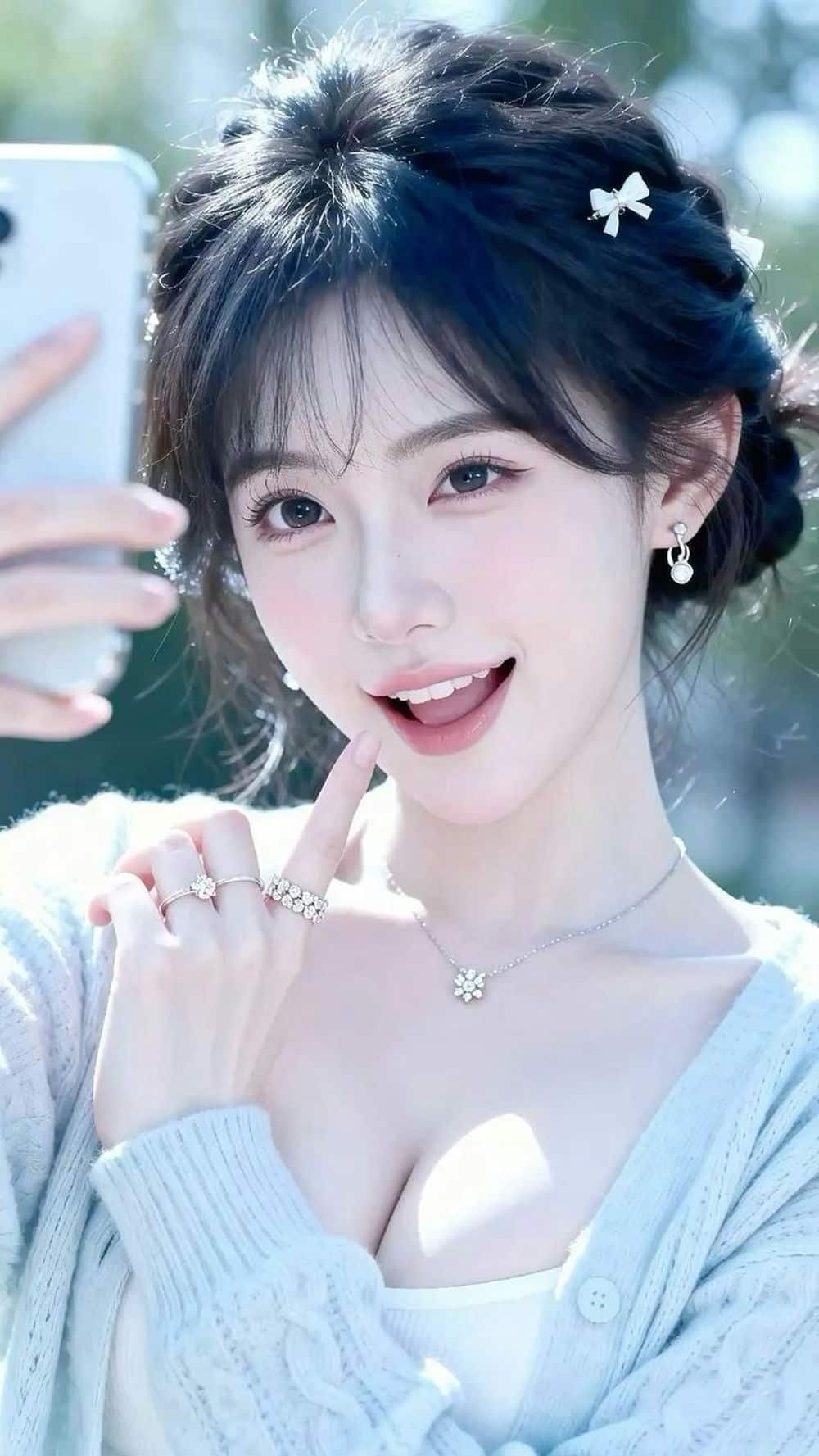 ảnh gái xinh da trắng tinh