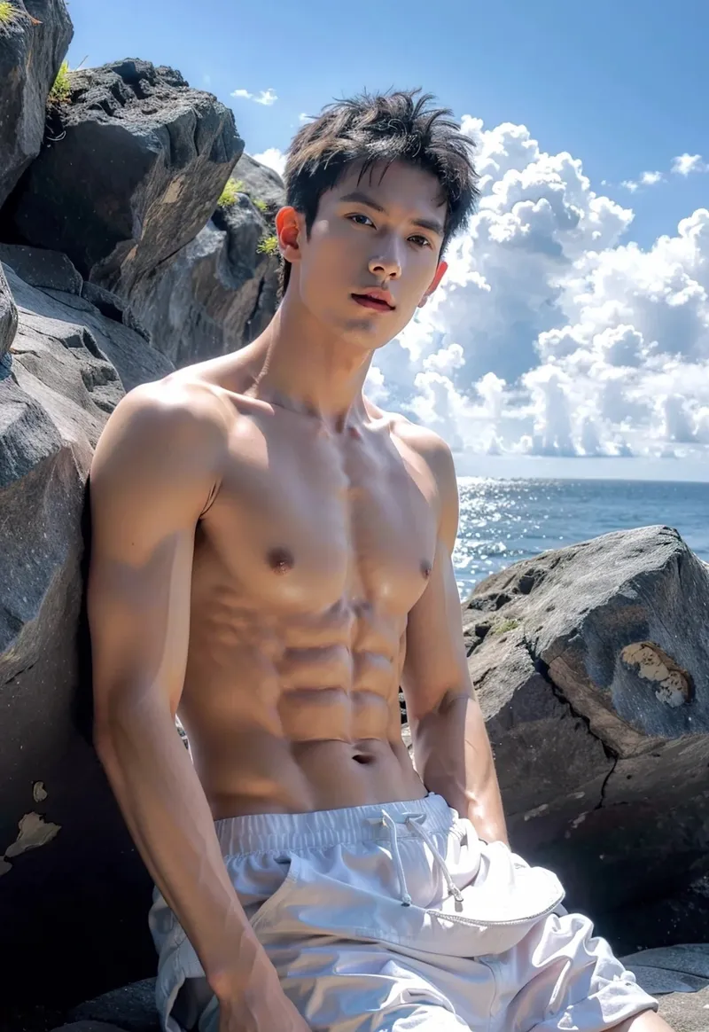 ảnh trai đẹp 6 múi trung quốc