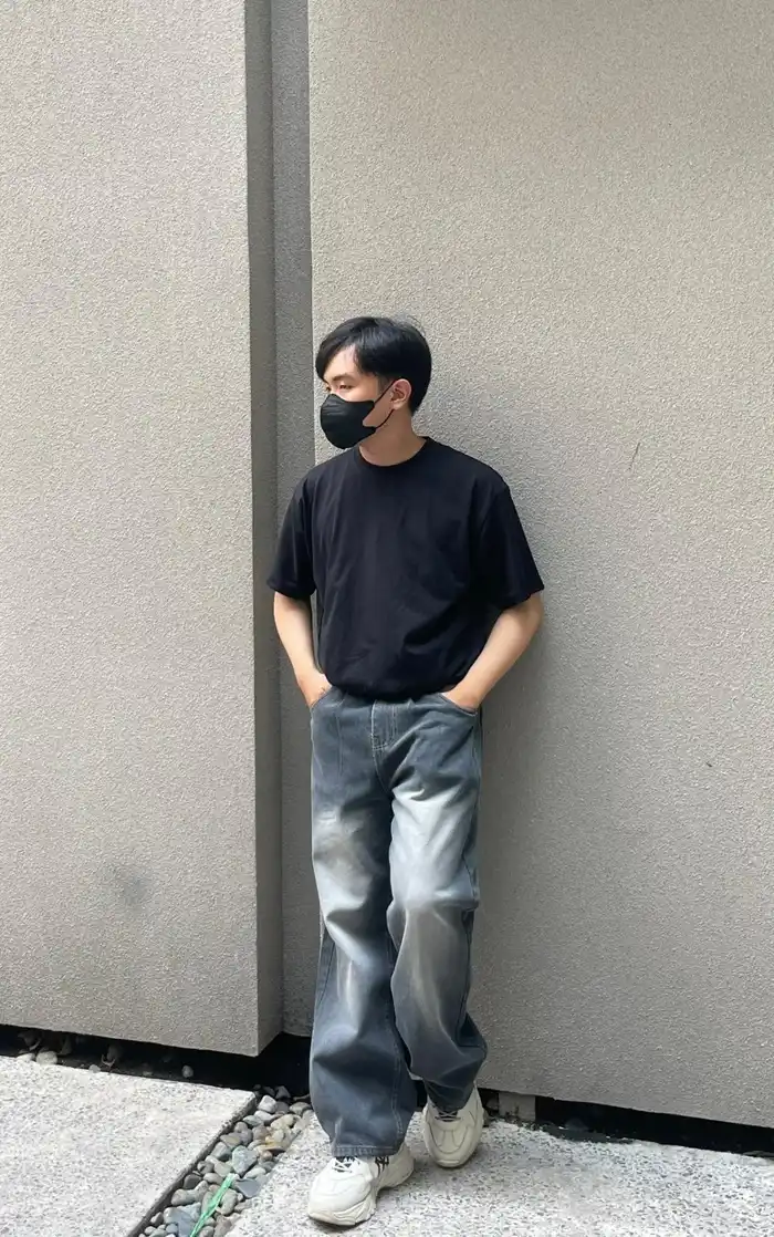 ảnh trai đẹp che mặt tạo dáng