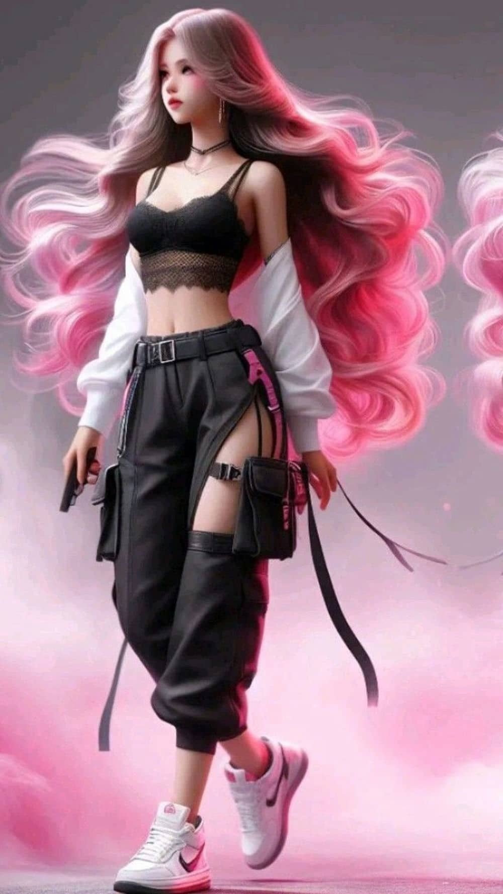 gái xinh cosplay free fire đáng