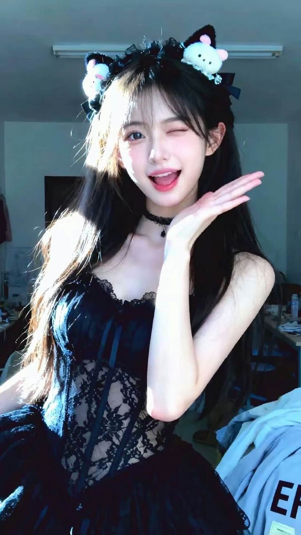 gái xinh cười ngọt ngào xinh