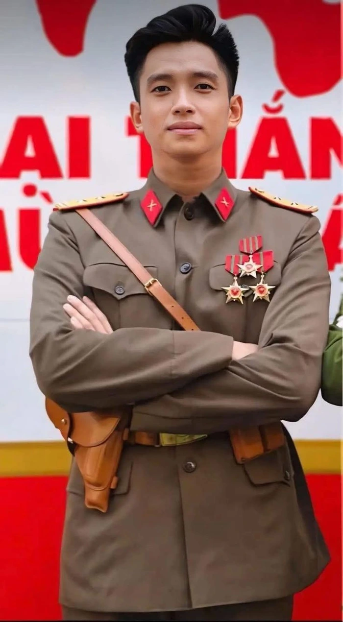 trai đẹp diễu binh phong thái chuẩn