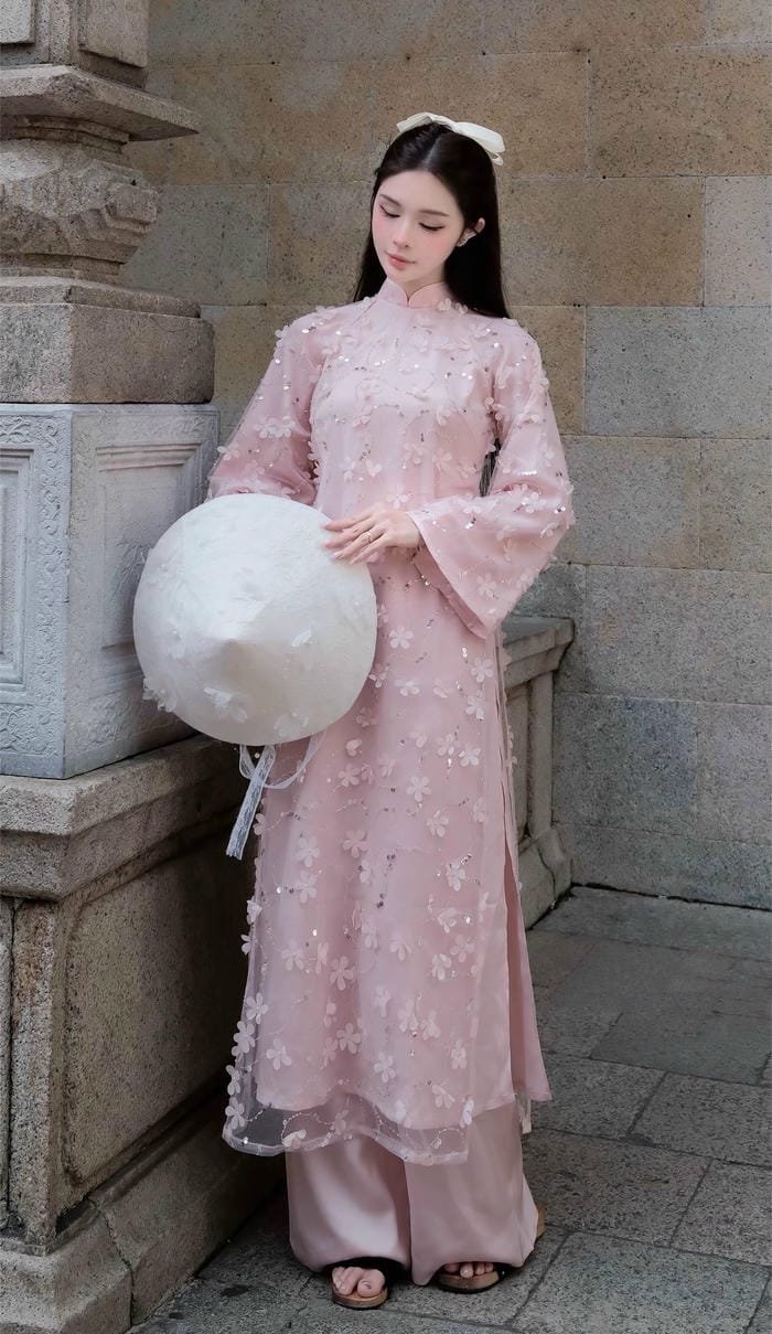 gái xinh áo dài tết đẹp nhất