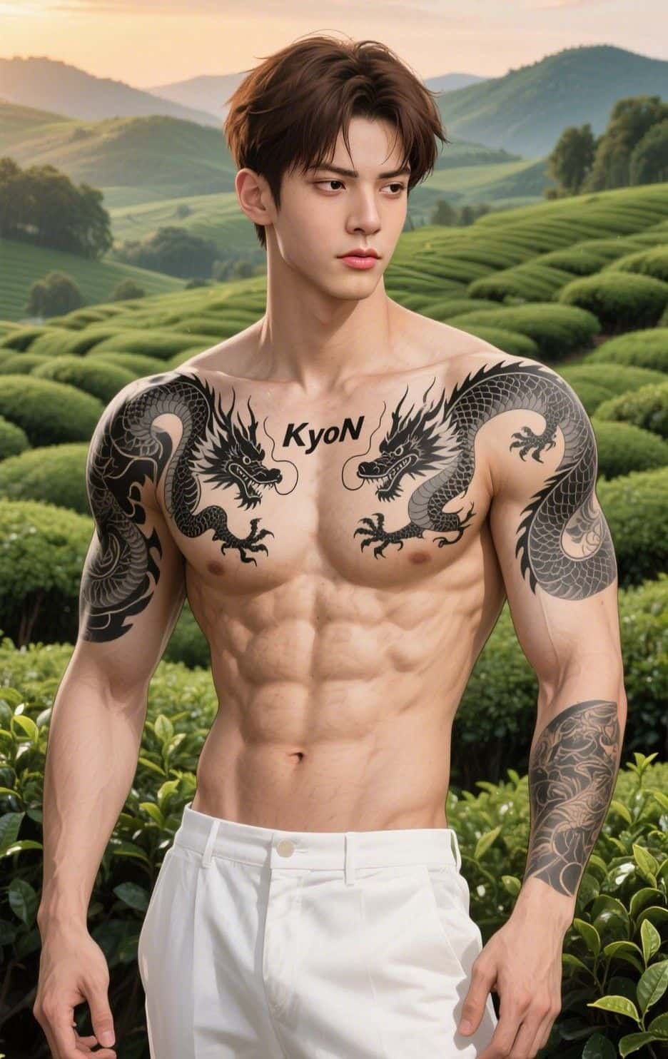 Ảnh trai đẹp body nét.