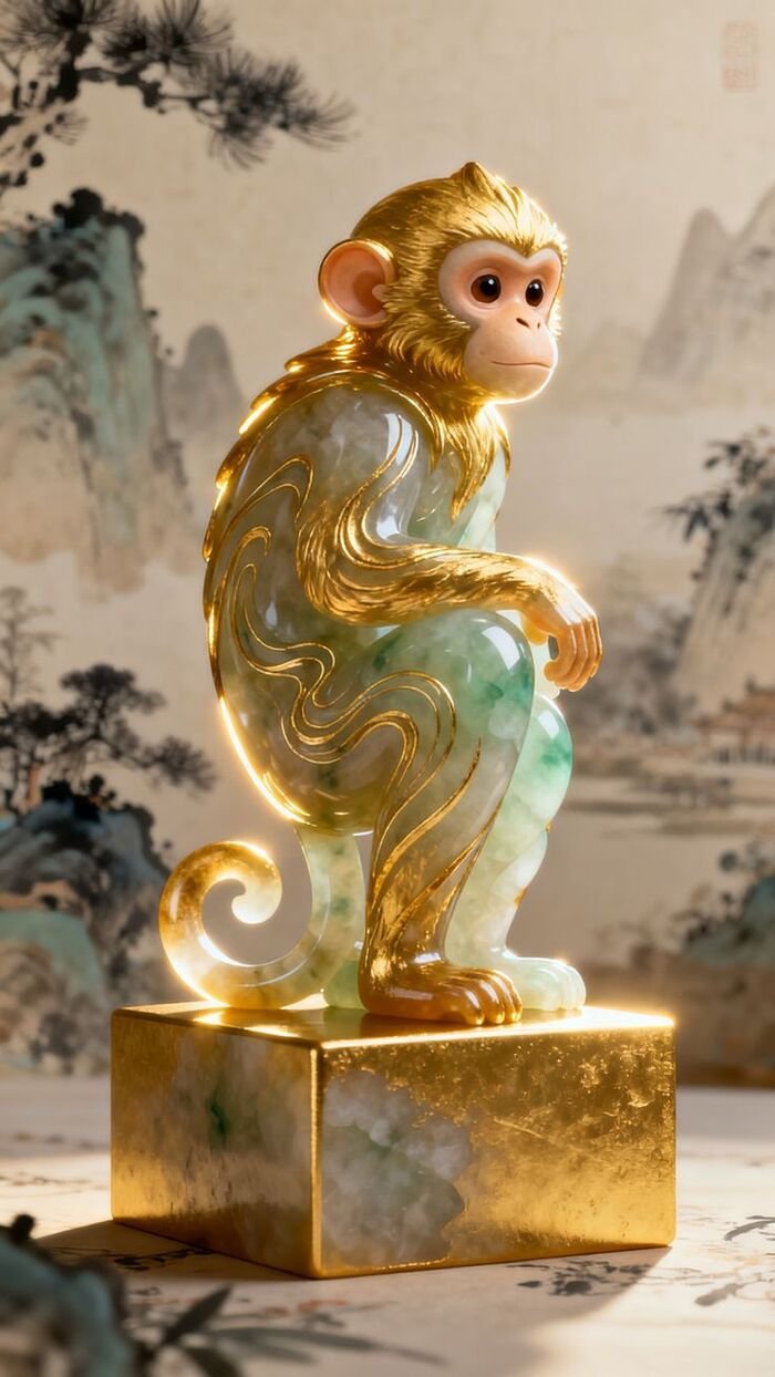 hình nền 12 con giáp con khỉ