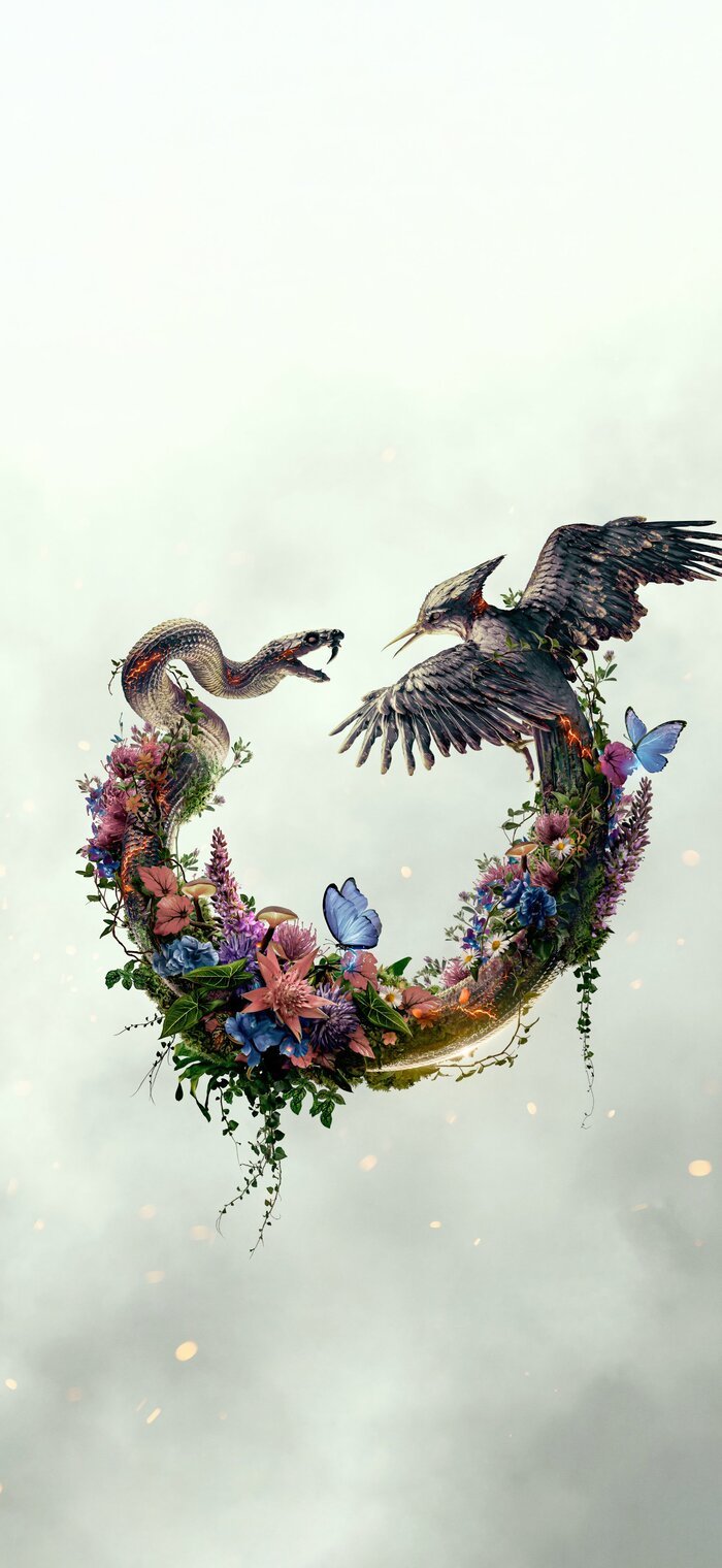 hình nền 4k cho điện thoại gọn gàng