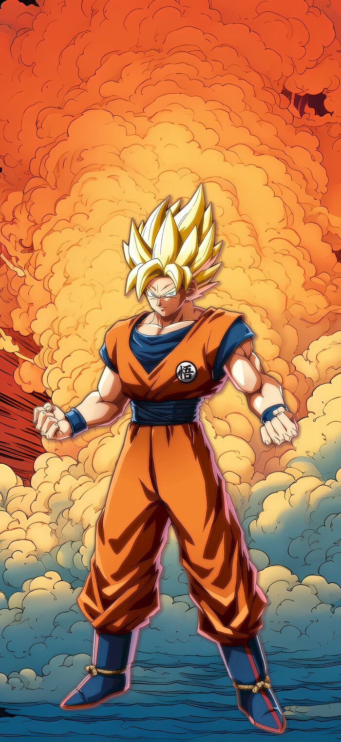 hình nền anime ngầu phong cách