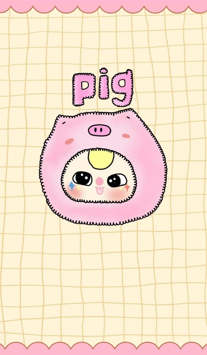 hình nền babythree phong cách cute