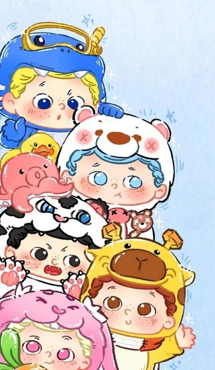 hình nền babythree xinh xắn