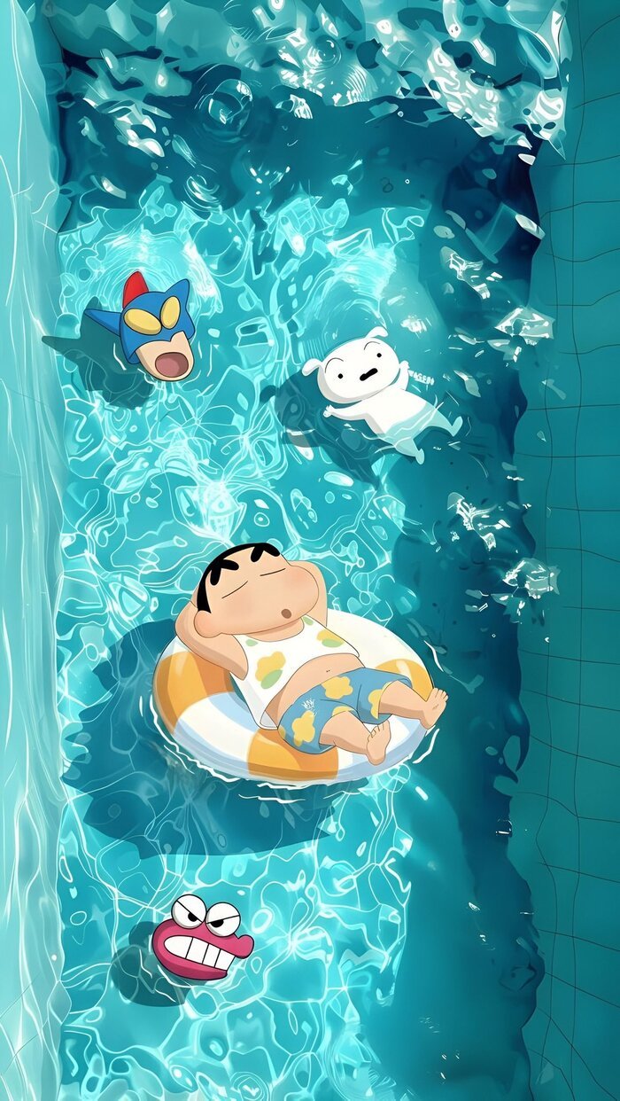 hình nền cute hoạt hình shin