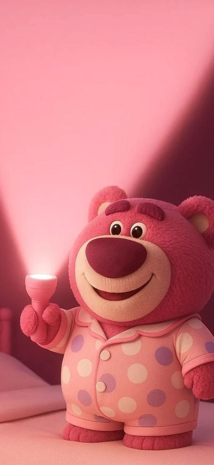 hình nền gấu dâu làm hình nền