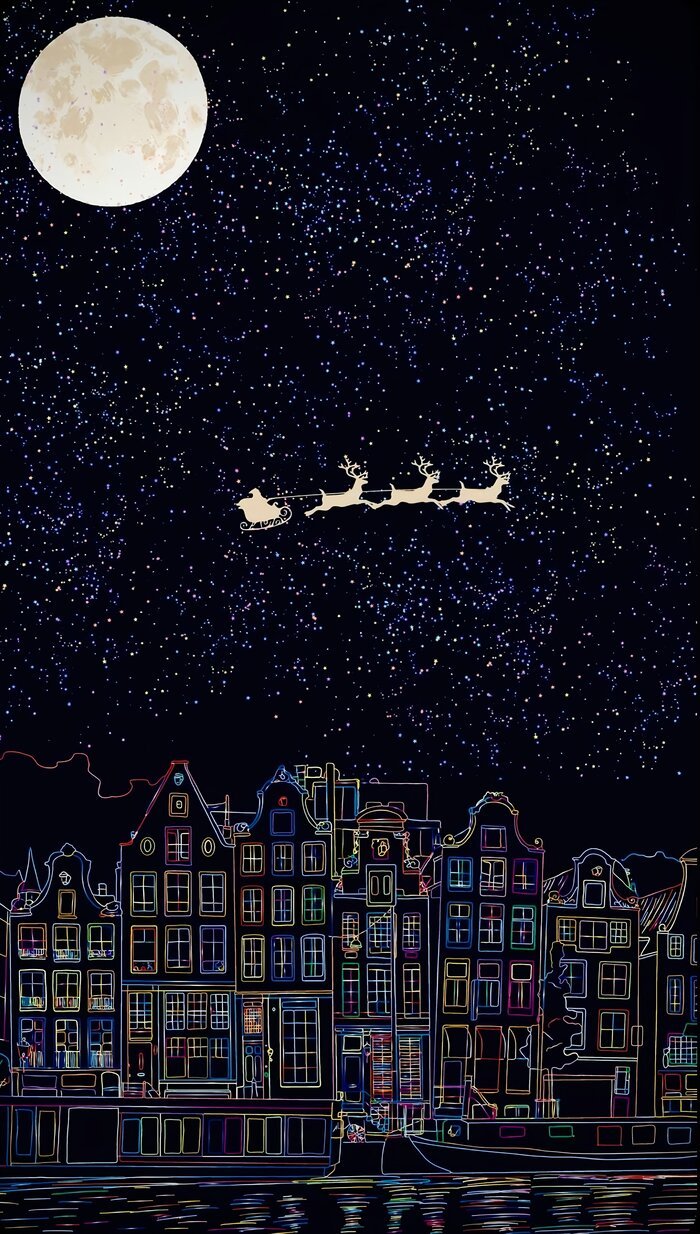 hình nền giáng sinh đẹp tone đen