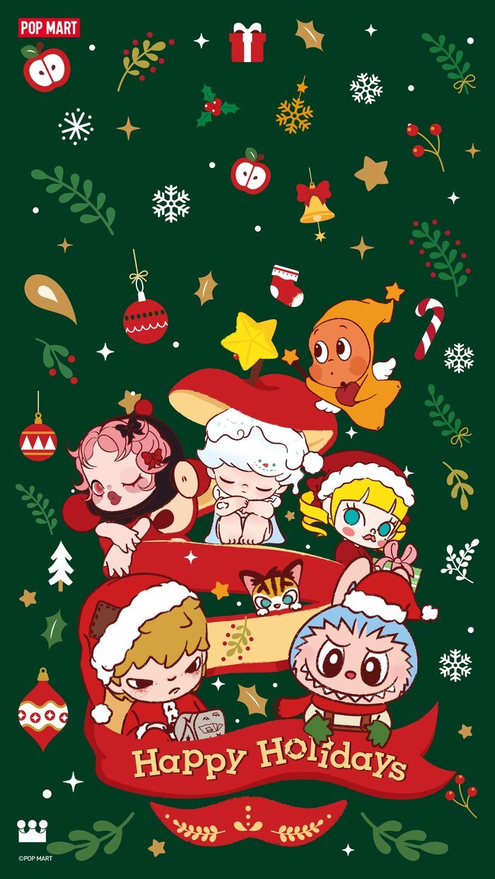 hình nền giáng sinh hoạt hình