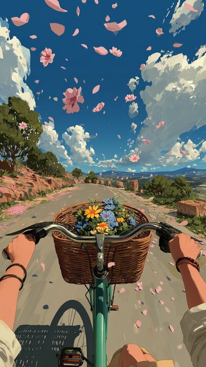 hình nền hoa chill