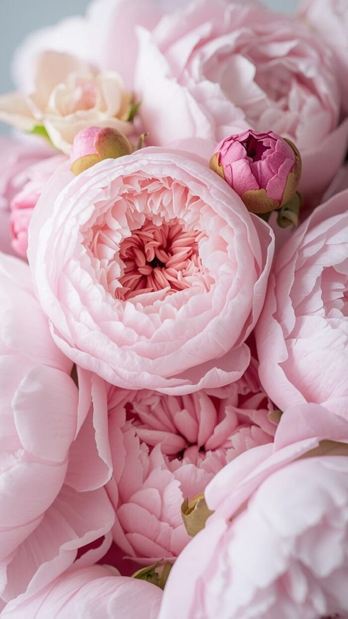 hình nền hoa mẫu đơn nhẹ nhàng