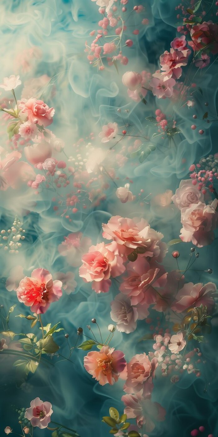 hình nền hoa màu pastel