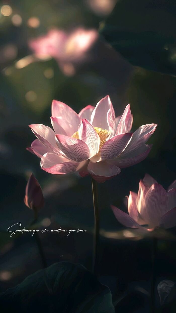 hình nền hoa sen nền đen đẹp