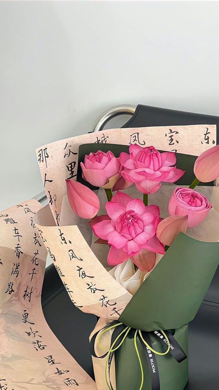 hình nền hoa sen pastel