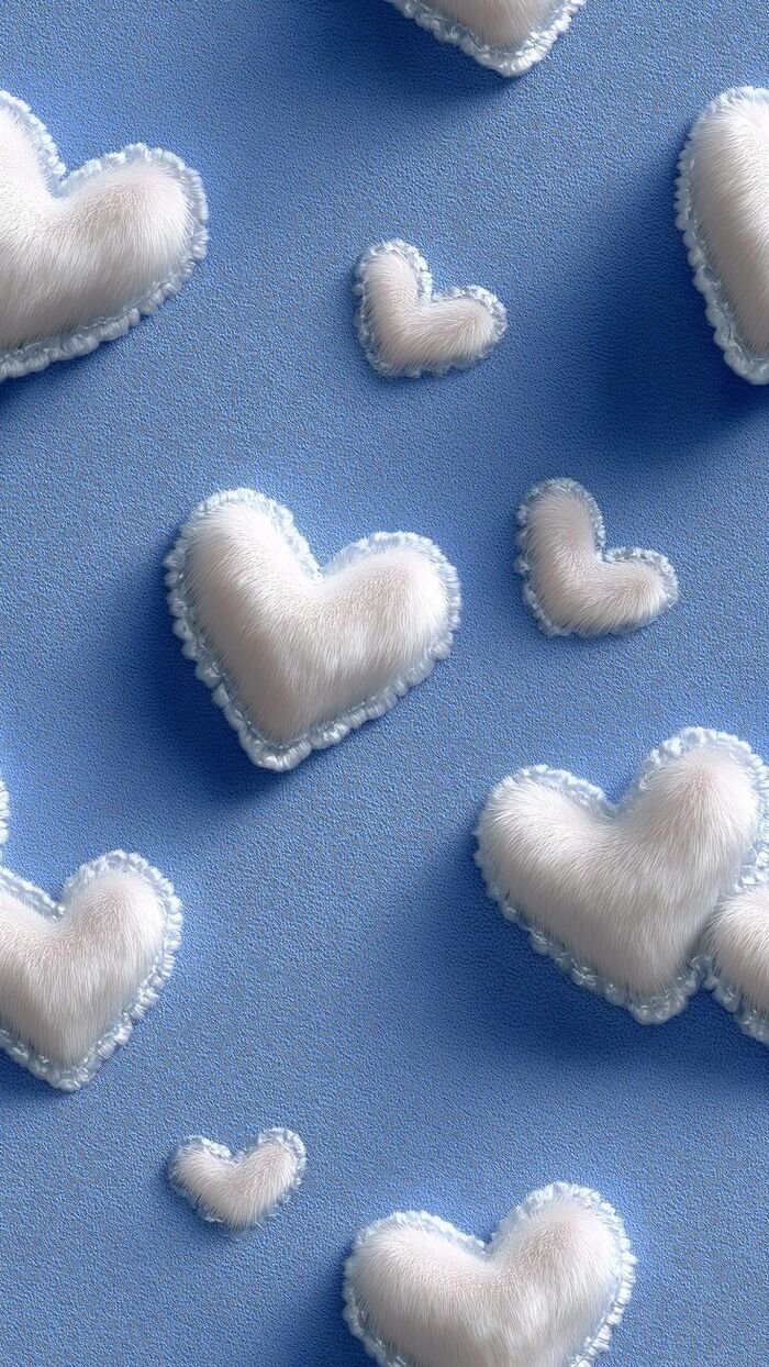 hình nền trái tim dễ thương
