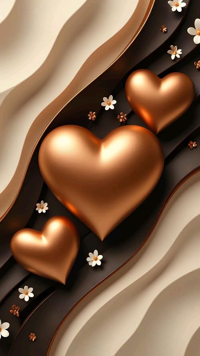 hình nền trái tim đơn giản