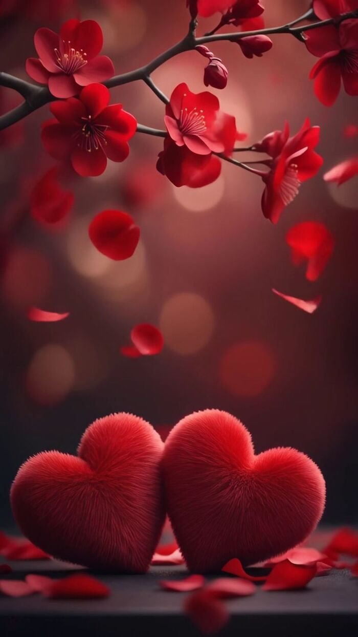 hình nền trái tim ngọt ngào