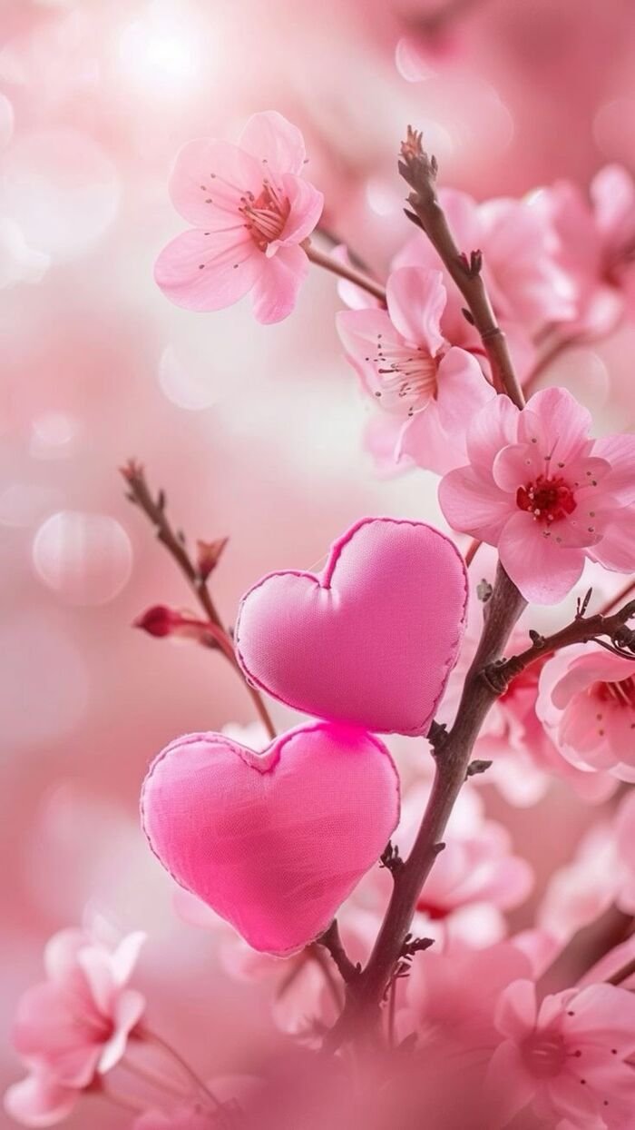 hình nền trái tim tối giản