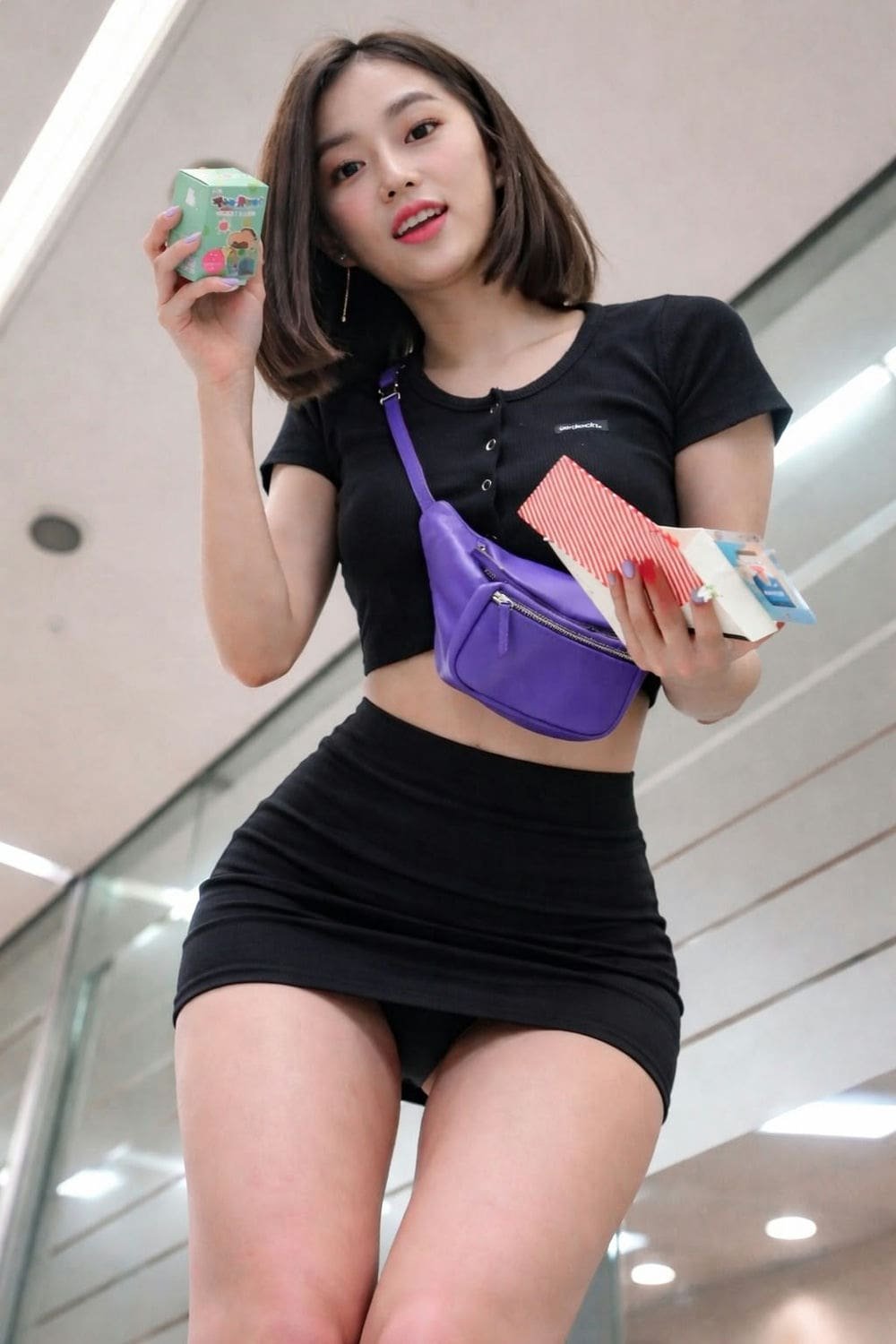 gái xinh váy body sang