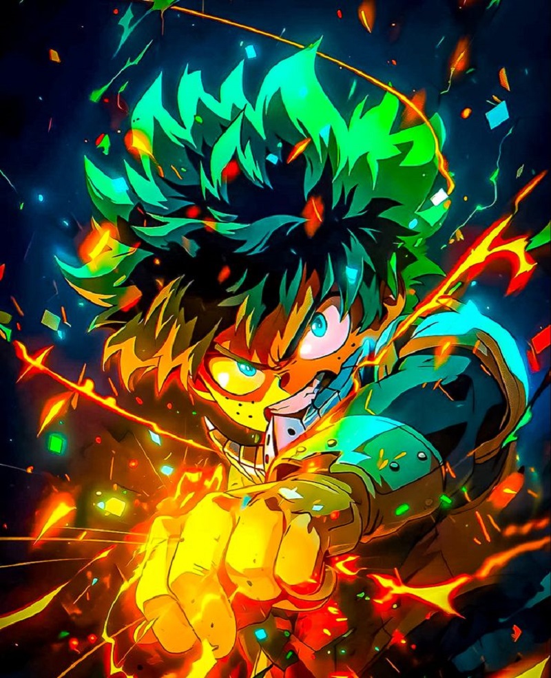 ảnh anime deku cực ngầu hd