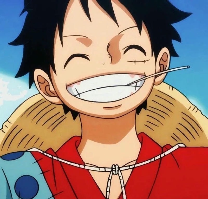 ảnh anime one piece luffy vui vẻ hd