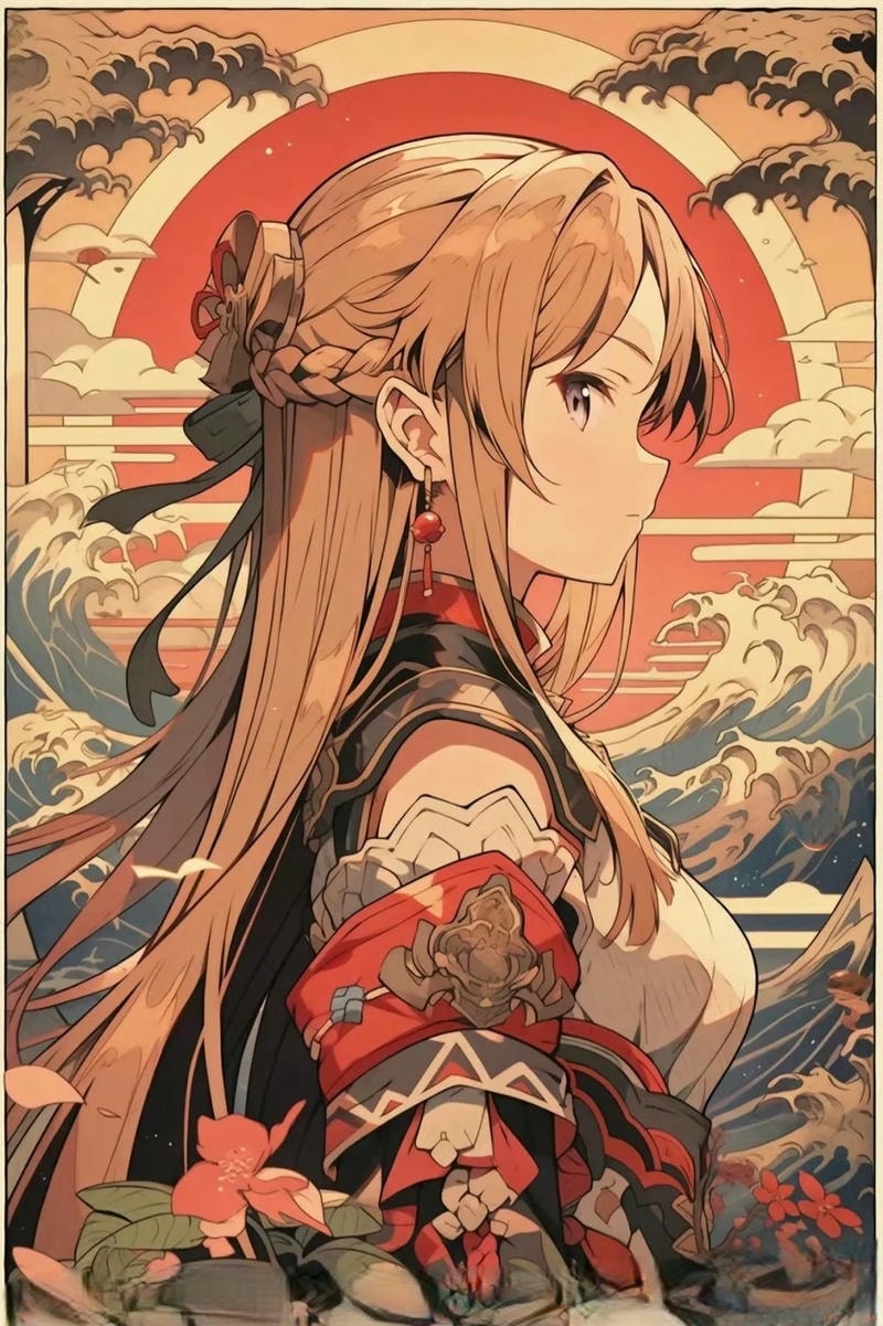 ảnh asuna yuuki anime