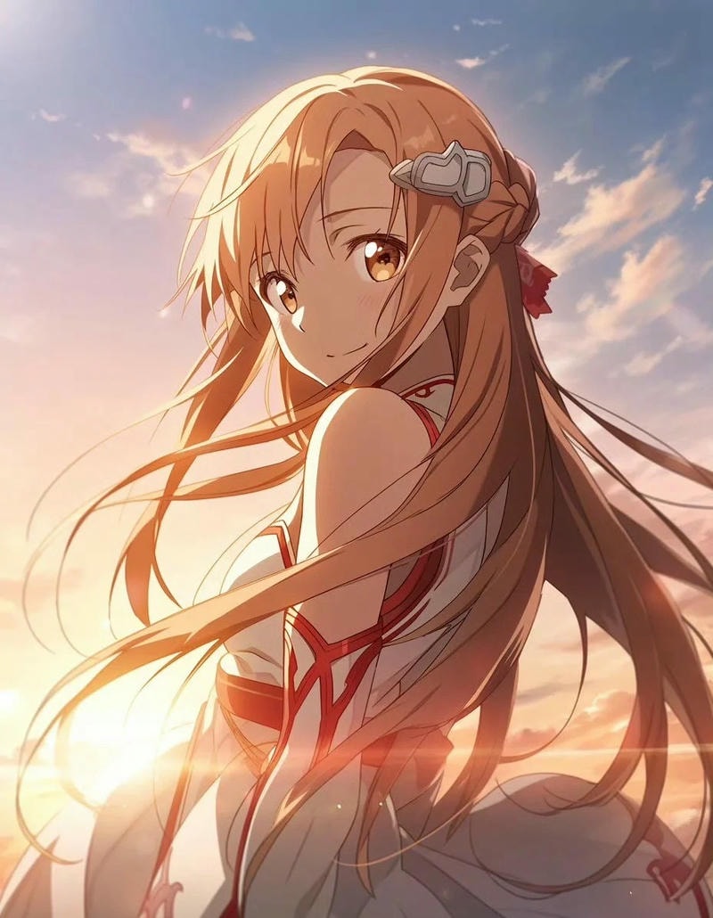 ảnh asuna yuuki dễ thương