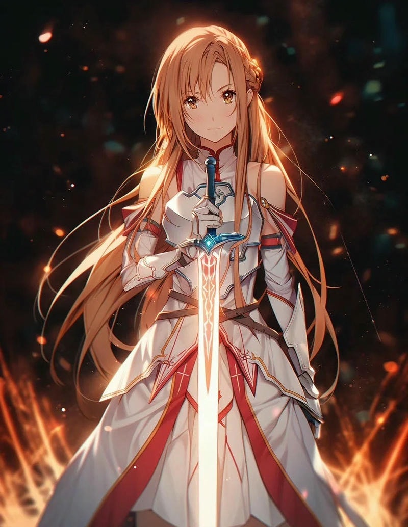 ảnh asuna yuuki siêu dễ thương