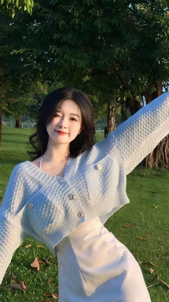 ảnh gái xinh cười tươi