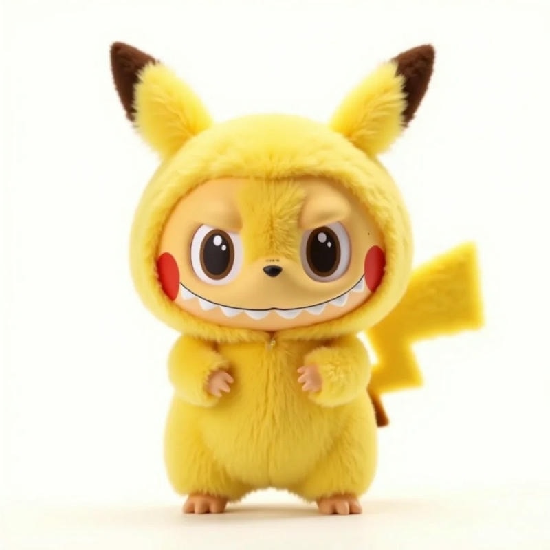 ảnh labubu anime pikachu