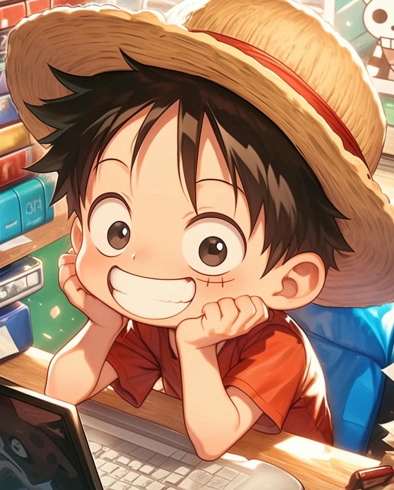 ảnh luffy chibi cute