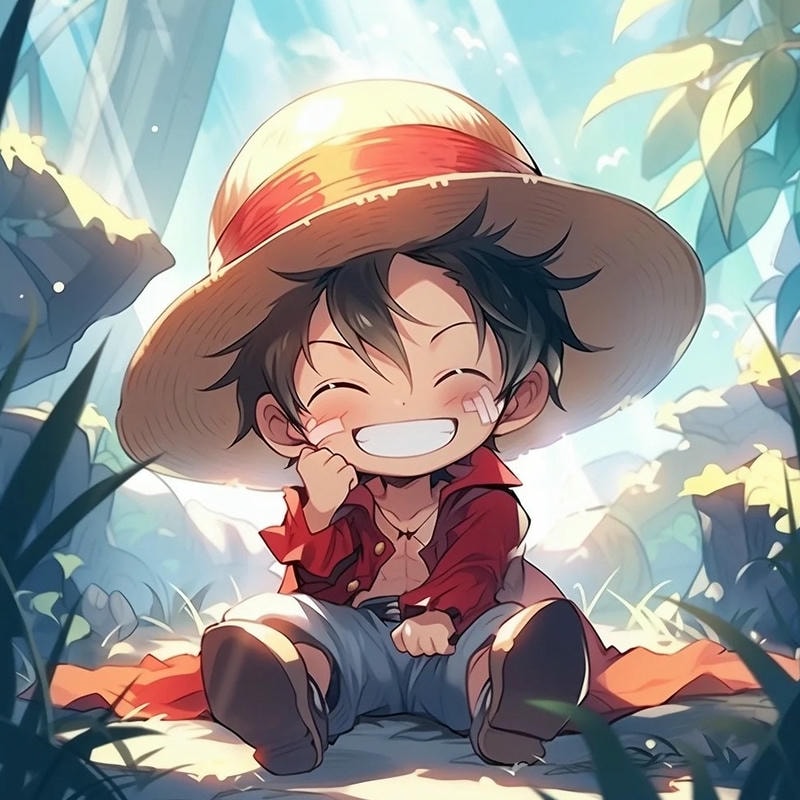 ảnh luffy chibi dễ thương