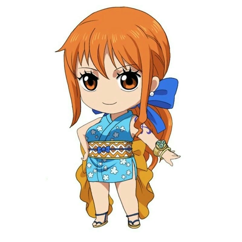 ảnh nami one piece chibi đáng yêu cute