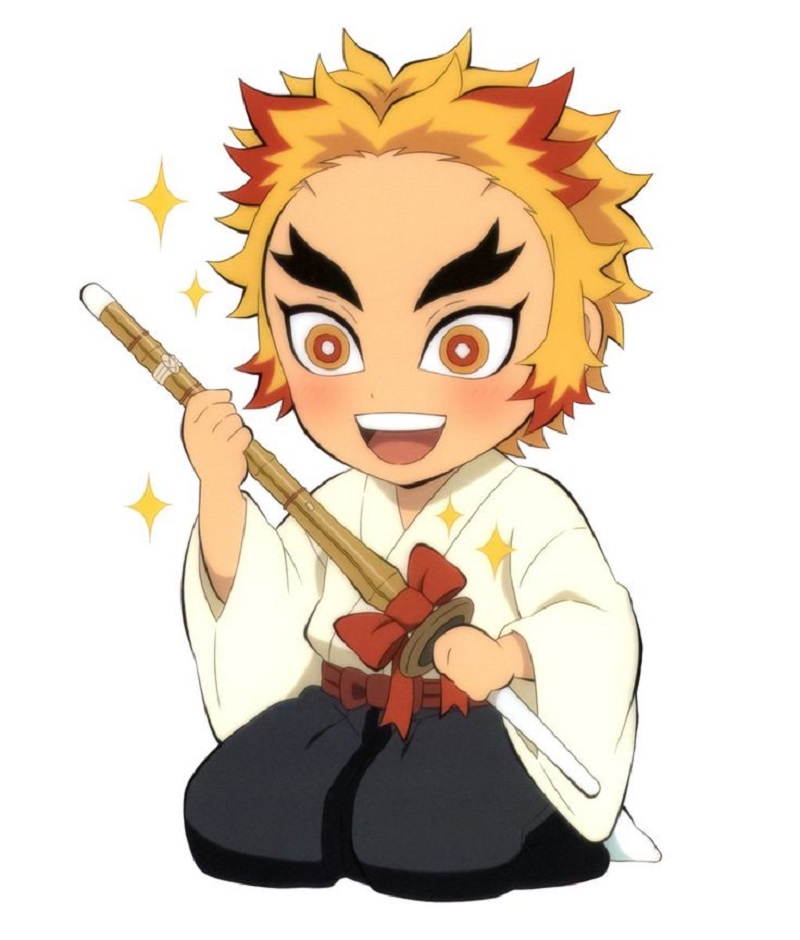 ảnh rengoku chibi cực cute