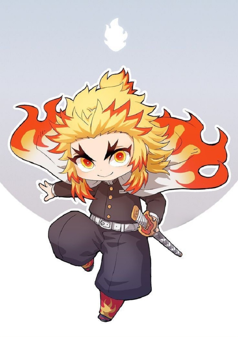 ảnh rengoku chibi cute