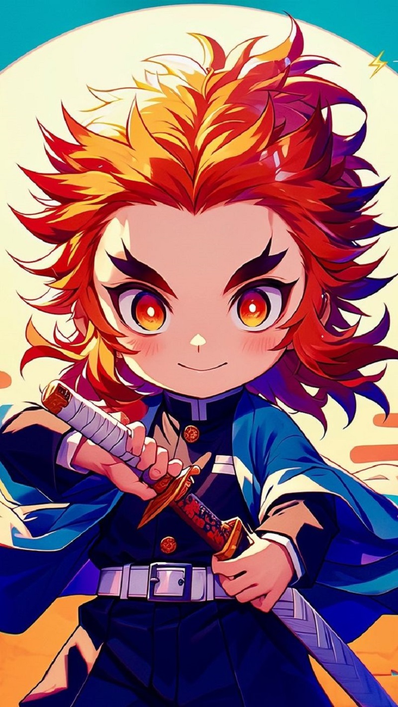 ảnh rengoku chibi