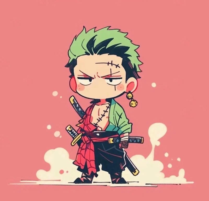 ảnh roronoa zoro chibi cực ngầu