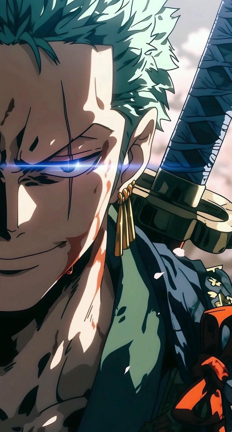 ảnh roronoa zoro mắt quỷ