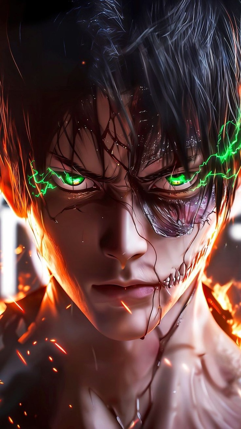 ảnh titan eren ngầu