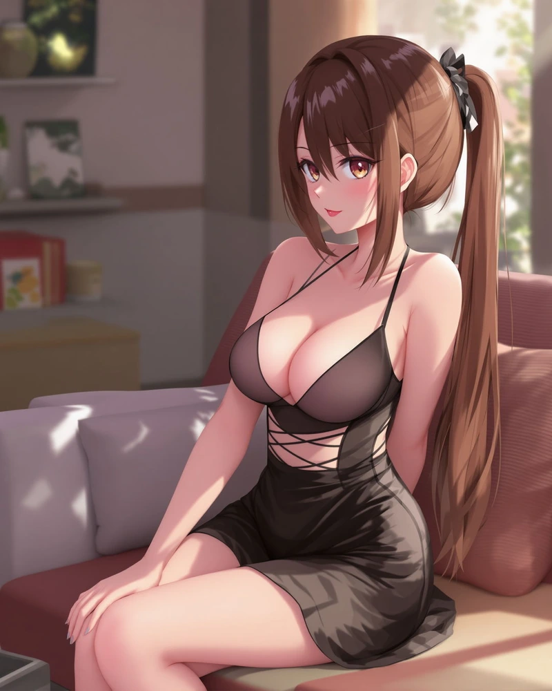 gái xinh anime không mặc đồ